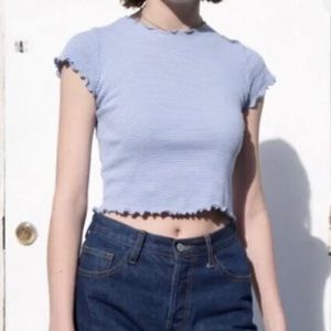 Brandy Melville Top in blue stripe